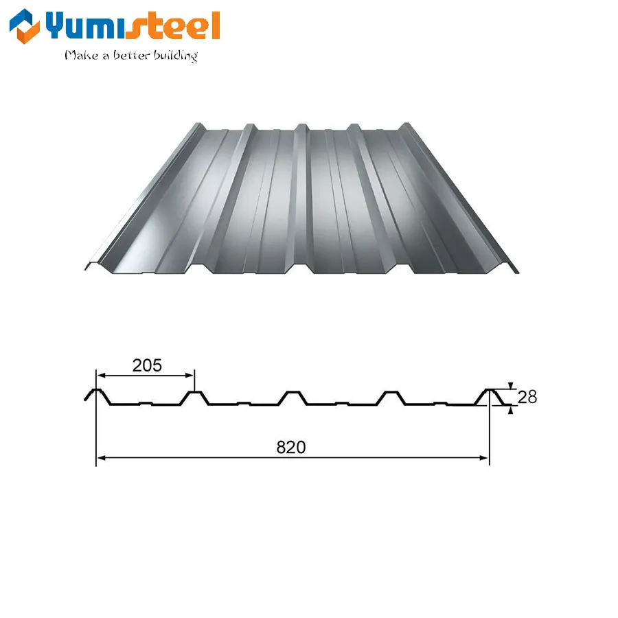 Hoja de acero de metal corrugado laminado en frío para techo de edificio