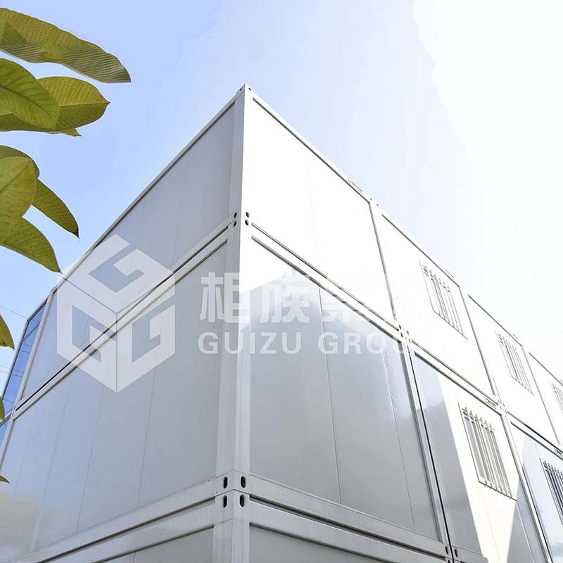 Casa modular de casa prefabricada de paquete plano de instalación rápida