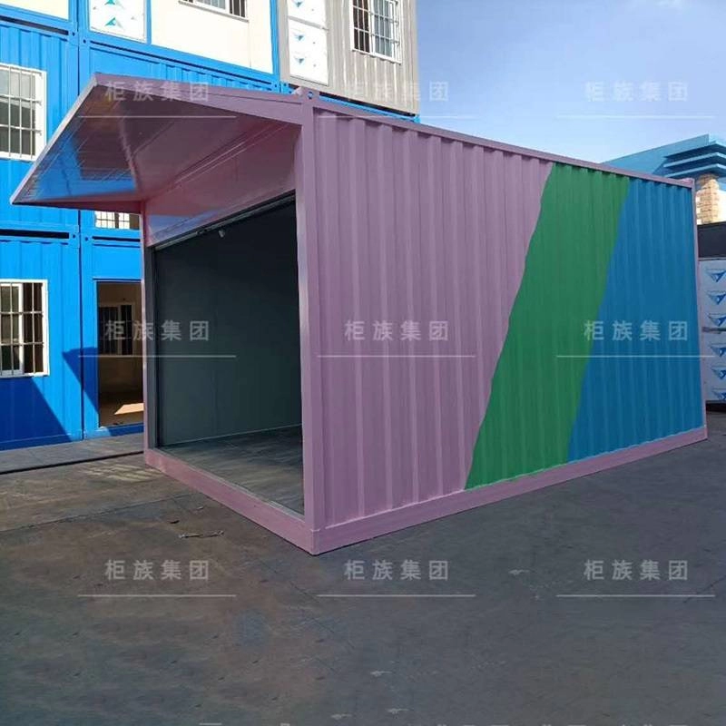 Tiendas de contenedores renovadas en fábrica fabricadas en China con material galvanizado
