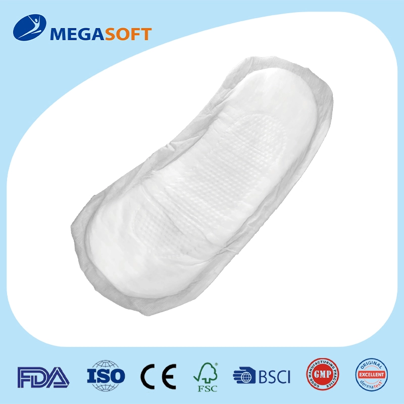 Compresa sanitaria de almohadilla de incontinencia de protección adicional 380 mm