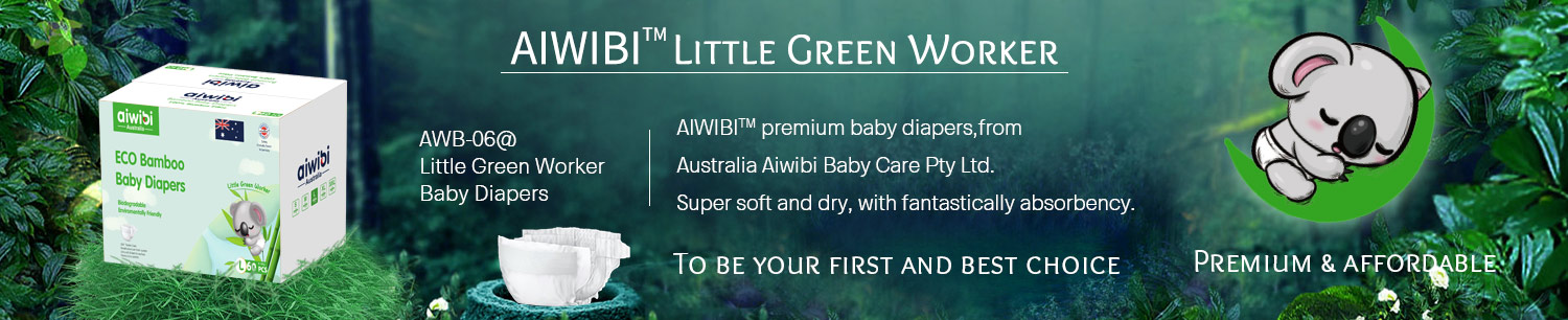 Pañales de bambú superiores del bebé de Aiwibi con la tela de bambú biodegradable del 100%