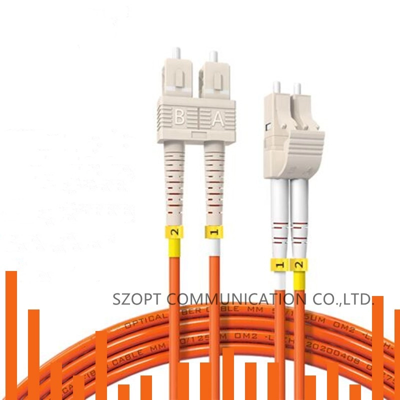Cables de conexión de fibra SC-LC Simplex Dúplex Monomodo MM OM3 OM4 OM5