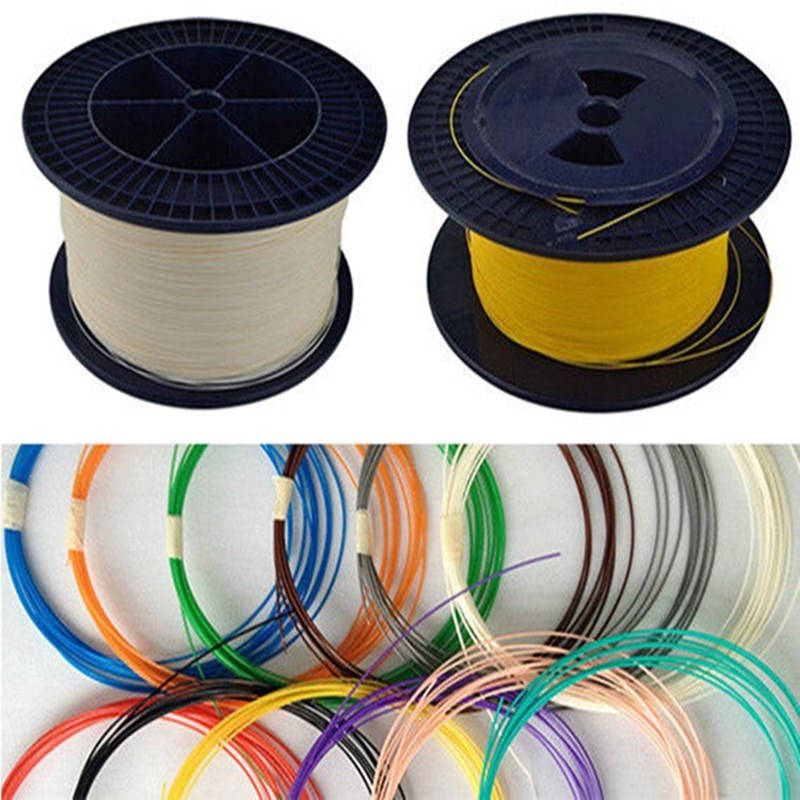 Diferentes colores para cables de protección ajustados.