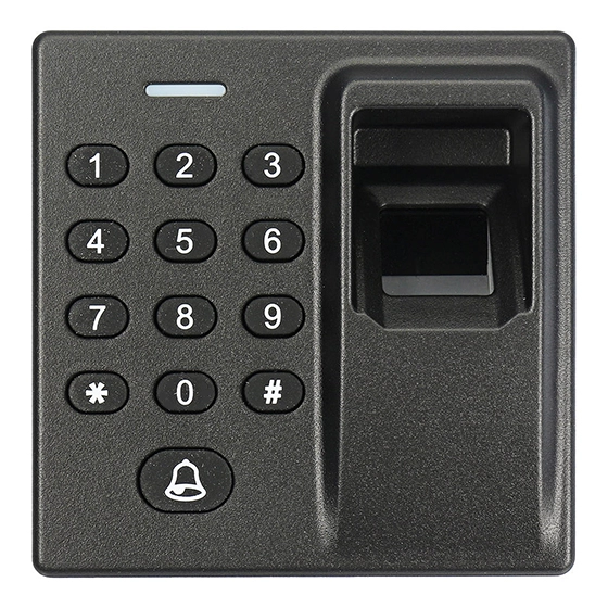 Cerradura de puerta del dispositivo de control de acceso con huella digital con USB