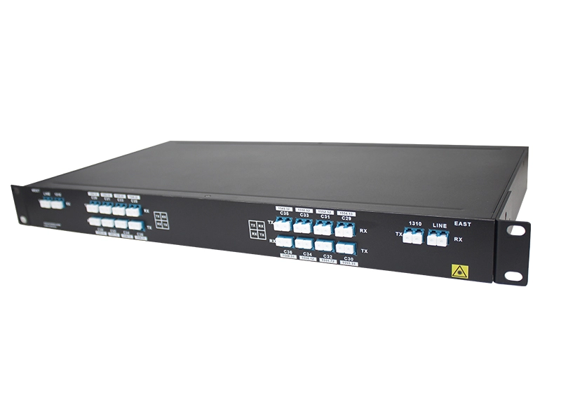 Fibra dual 8CH C29-C36 con 1310 nm DWDM OADM, DE OESTE A ESTE