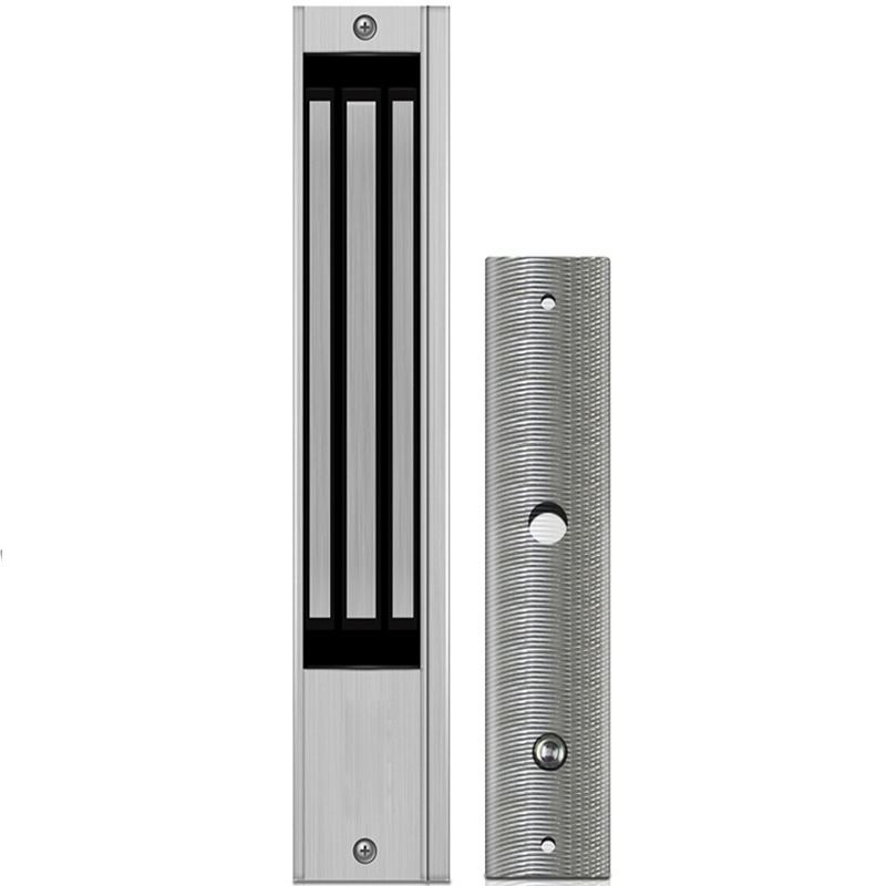 Cerraduras de puerta magnéticas eléctricas de una sola puerta con funciones LED, Wensor de puerta y zumbador para acceso a puerta