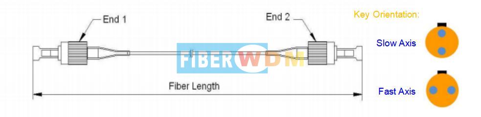 Cable de conexión de fibra PM