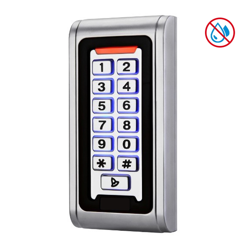 Sistema de control de acceso a puertas Lector de tarjetas RFID Controlador de máquina con teclado de acceso con contraseña