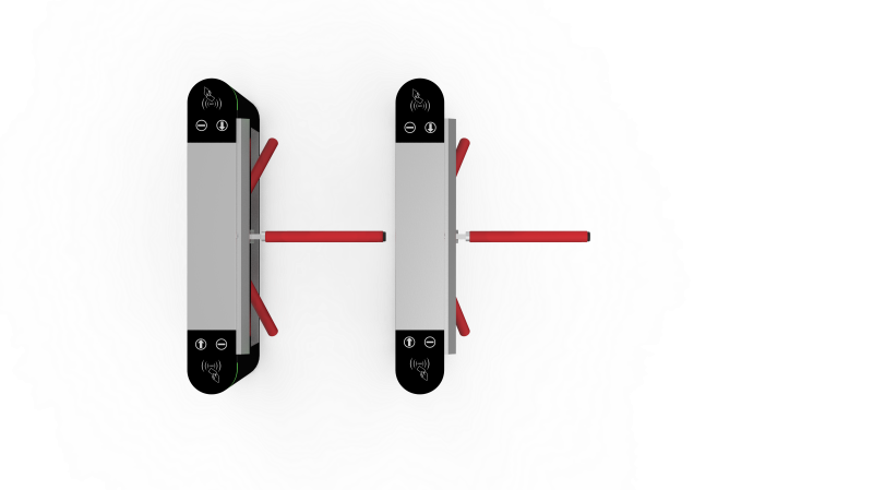 Sistema de control de acceso con trípode