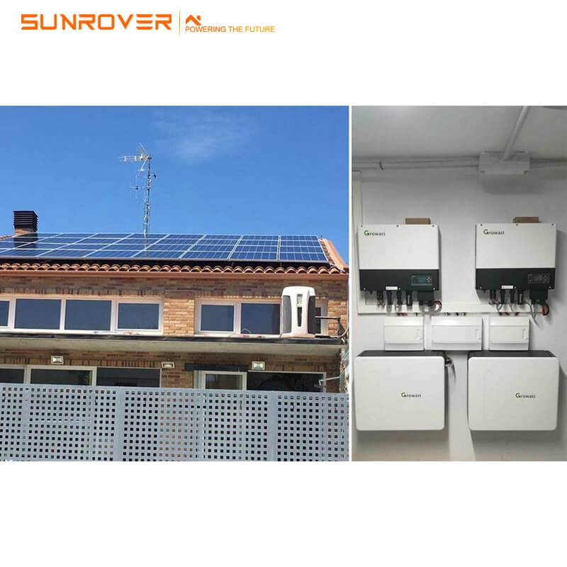 Sunrover Growatt SPF3500ES SPF5000ES 24V 48V Inversor solar fuera de la red con función paralela