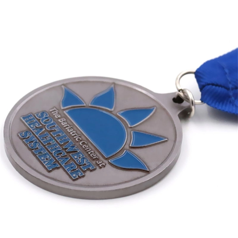 Medalla central bariátrica de aleación de zinc personalizada de fábrica