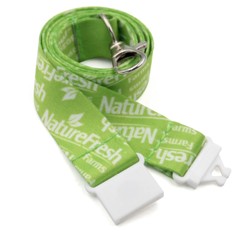 Proveedor personalizado de cordón de poliéster verde con logotipo