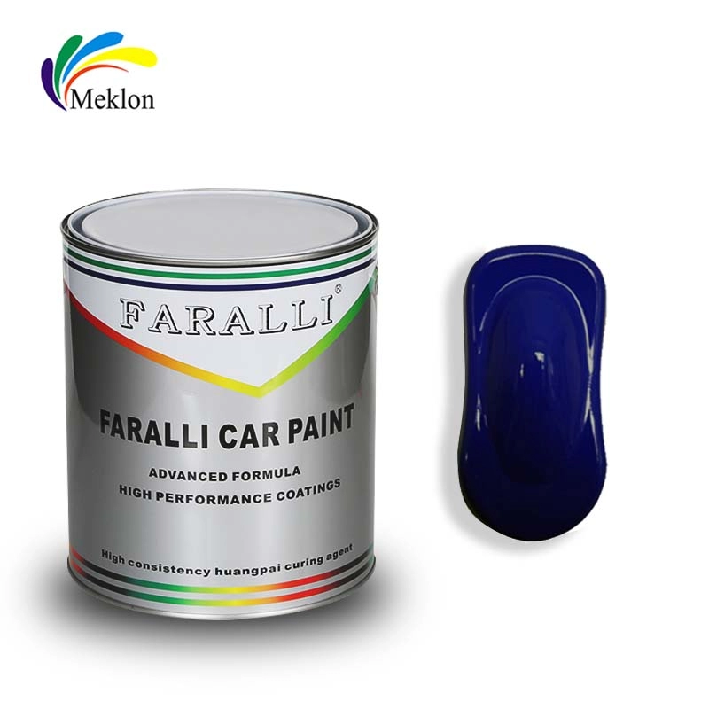 La pintura azul del coche del paso 1k tiene buen poder cubriente de secado rápido y fácil lijado