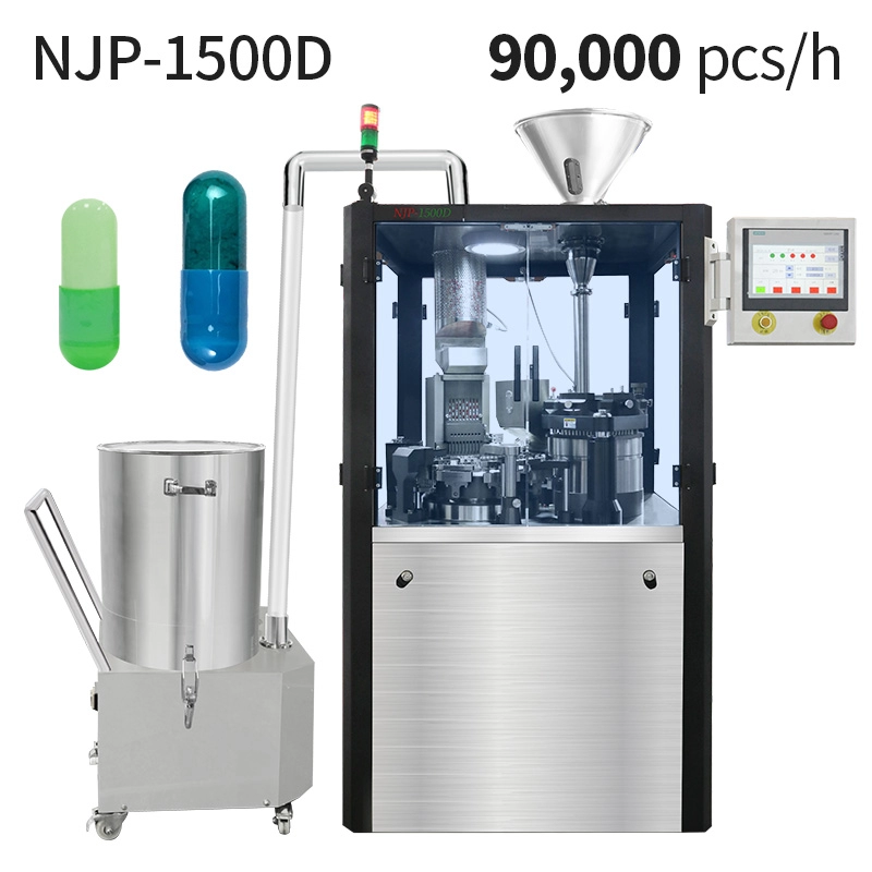 Máquina llenadora de cápsulas automática NJP 1500D