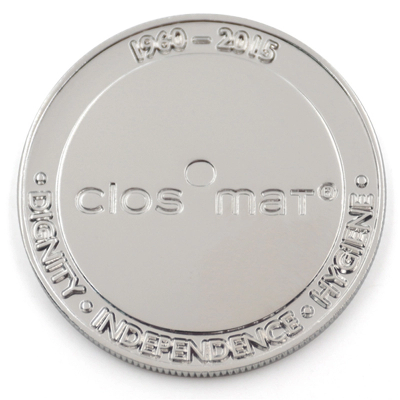 Monedas de recuerdo de plata brillantes de aniversario personalizadas del fabricante