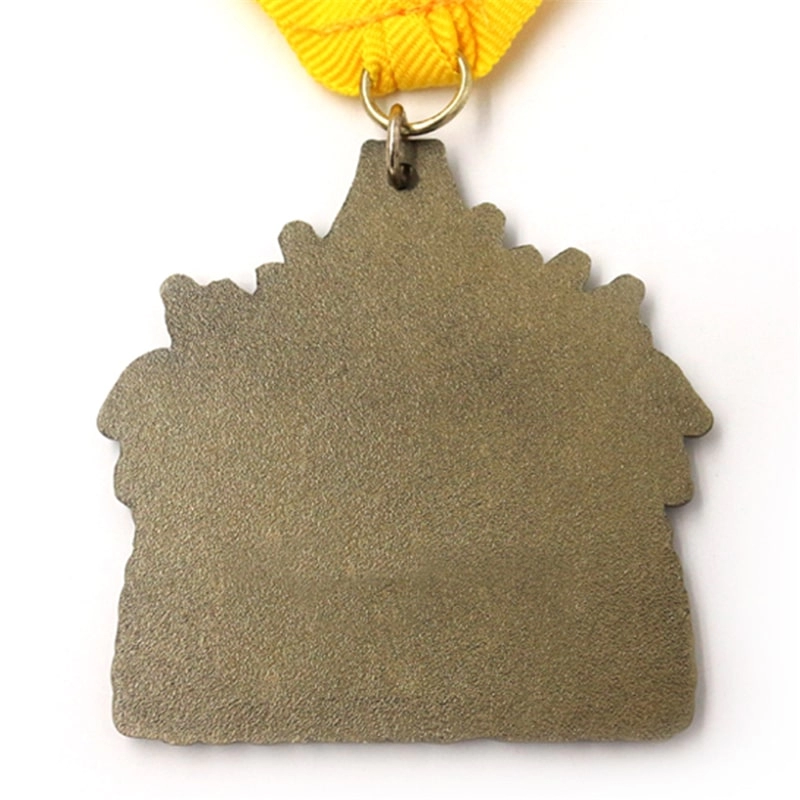 Medalla de carrera de puente con logotipo personalizado del fabricante