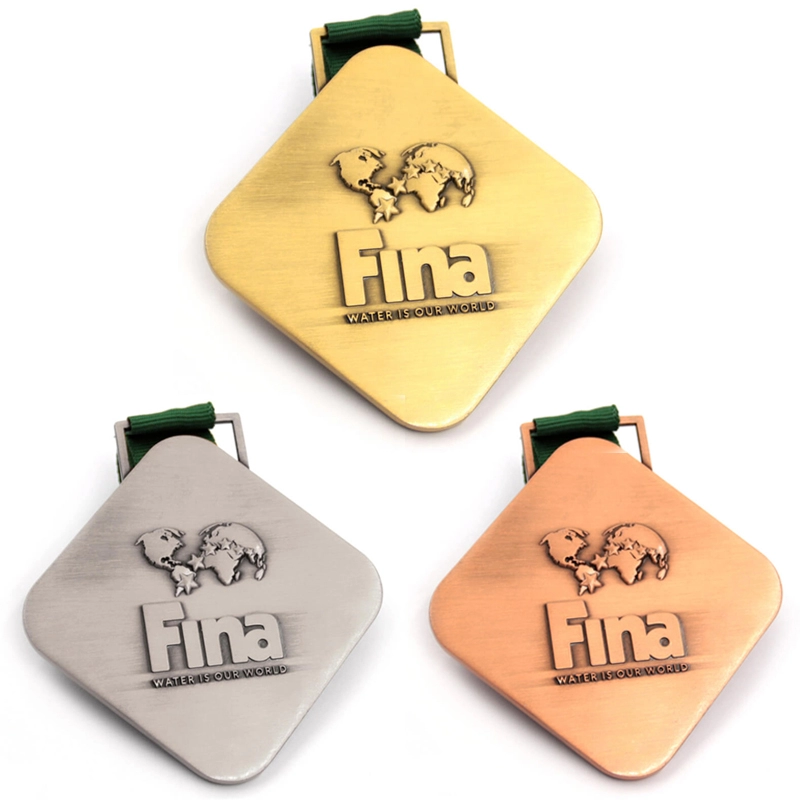 Fabricante personalizado de medallas de premio de bronce, oro y plata