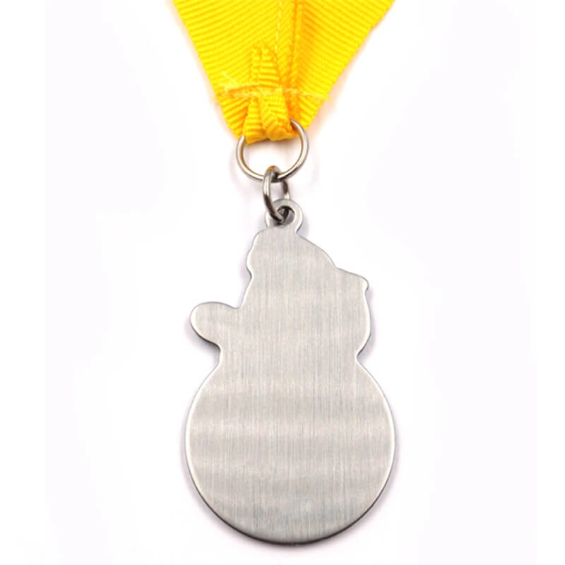 Personalización de medalla de metal de ratón con logotipo epoxi