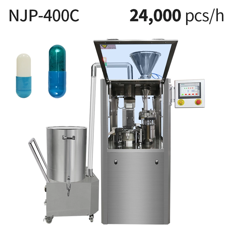 Máquina llenadora de cápsulas NJP 400C automática