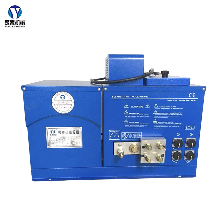YT-M10P2 máquina laminadora dispensadora automática de pegamento termofusible pur de 10kg