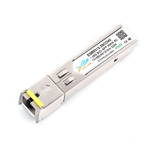 Transceptor óptico del SC de 1.25G BiDi SFP Tx1550/Rx1310nm los 40KM